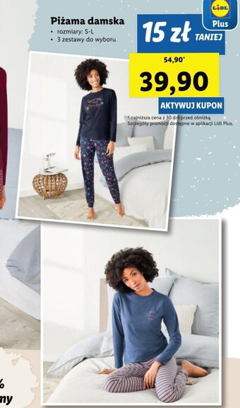 Lidl Piżama damska oferta