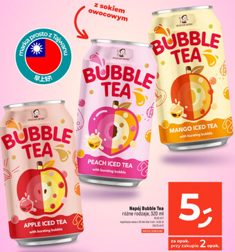 Dealz Napój bubble tea oferta