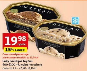 Auchan Lody Familijne Grycan 900-1100 ml oferta