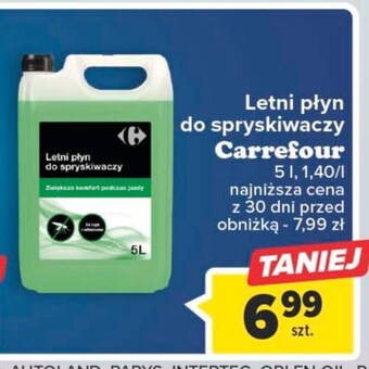 Carrefour Płyn do spryskiwaczy carrefour oferta