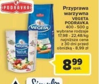 Carrefour Podravka VEGETA Przyprawa warzywna 400-500g oferta