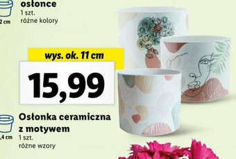 Lidl Osłonka ceramiczna z motywem 1 szt. oferta