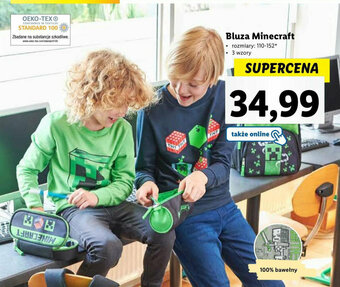 Lidl Bluza Minecraft oferta