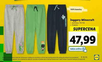 Lidl Joggery Minecraft oferta