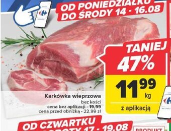 Carrefour Karkówka wieprzowa 1 kg oferta