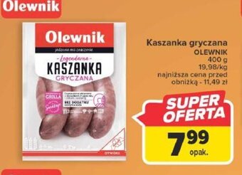 Carrefour Kaszanka gryczana 400 g oferta