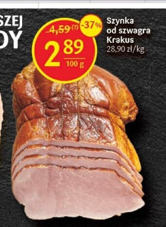 Delikatesy Centrum Szynka od szwagra Krakus 100 g oferta