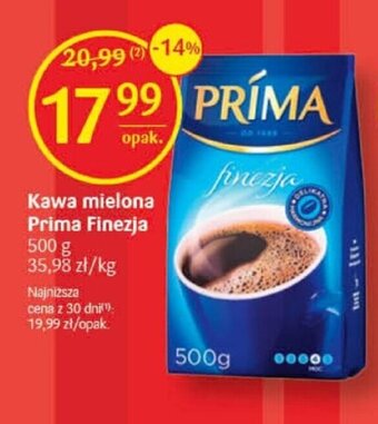 Delikatesy Centrum Kawa mielona Prima Finezja 500 g oferta