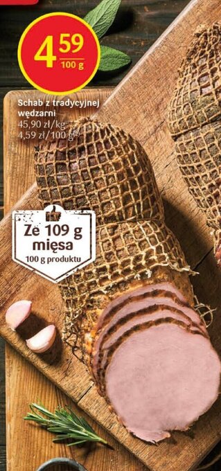 Delikatesy Centrum Schab z tradycyjnej wędzarni 100 g oferta