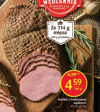 Delikatesy Centrum Szynka z tradycyjnej wędzarni 100 g oferta