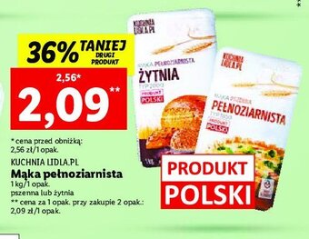 Lidl Mąka żytnia pełnoziarnista oferta