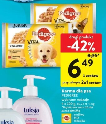 Intermarche Karma dla psa PEDIGREE 4 x 100 g oferta