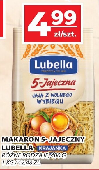 Top Market MAKARON 5-JAJECZNY LUBELLA 400 G oferta