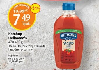 Delikatesy Centrum Hellmann's Ketchup 470-485g oferta