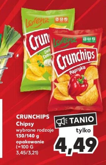 Kaufland CRUNCHIPS Chipsy 130/140 g oferta