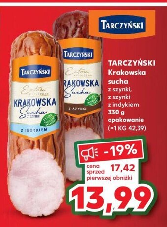 Kaufland TARCZYŃSKI Krakowska sucha 330 g oferta
