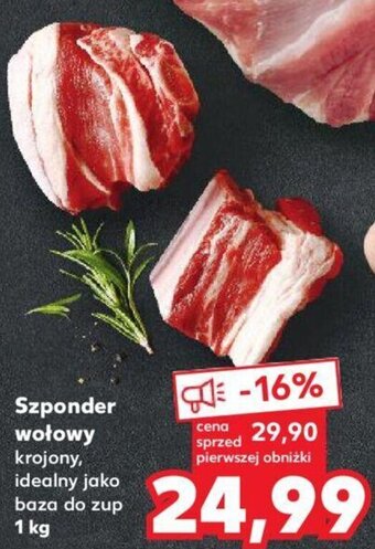 Kaufland Szponder wołowy 1 kg oferta
