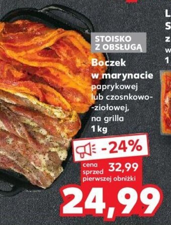 Kaufland Boczek w marynacie 1 kg oferta
