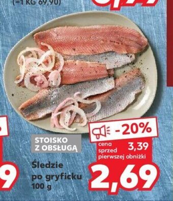 Kaufland Śledzie po gryficku 100 g oferta