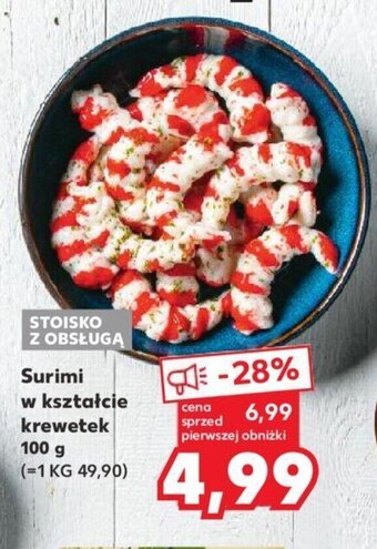 Kaufland Surimi w kształcie krewetek 100 g oferta