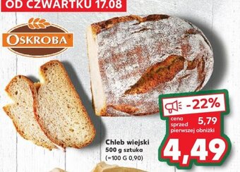 Kaufland Chleb wiejski 500 g oferta