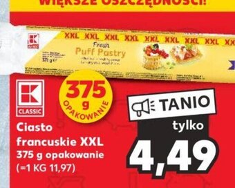Kaufland Ciasto francuskie XXL 375 g oferta