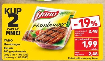 Kaufland YANO Hamburger Classic 200 g oferta