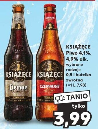 Kaufland KSIĄŻĘCE Piwo 4,1%, 4,9% alk. 0,5 l oferta