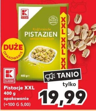 Kaufland Pistacje XXL 400 g oferta