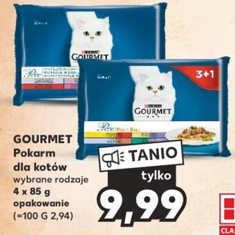 Kaufland GOURMET Pokarm dla kotów 4 x 85 g oferta