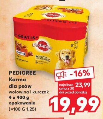 Kaufland PEDIGREE Karma dla psów 4 x 400 g oferta