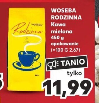 Kaufland WOSEBA RODZINNA Kawa mielona 450 g oferta