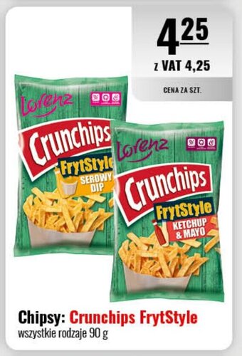 Eurocash Crunchips FrytStyle 90 g oferta