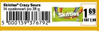 Eurocash Skittles Crazy Sours oferta