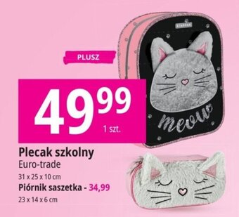 E.Leclerc Plecak szkolny Euro-trade 31x25x10cm oferta