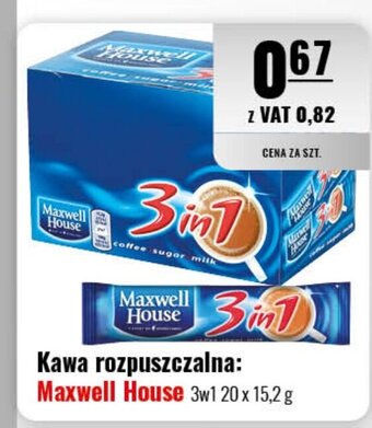 Eurocash Maxwell House 3w1 15,2 g oferta