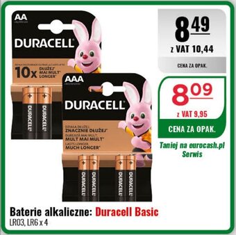 Eurocash Duracell Basic x 4 oferta