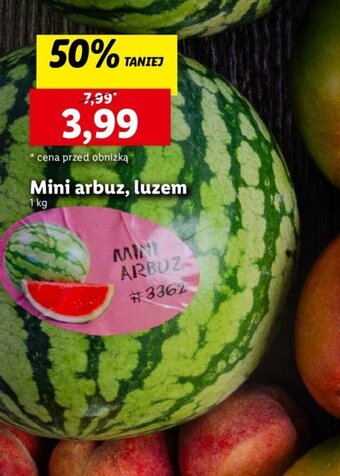 Lidl Mini arbuz, luzem 1 kg oferta