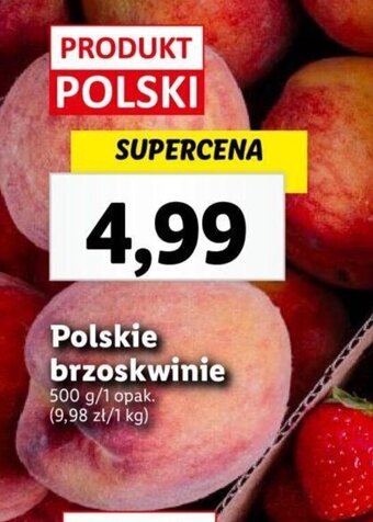 Polskie brzoskwinie 500 g