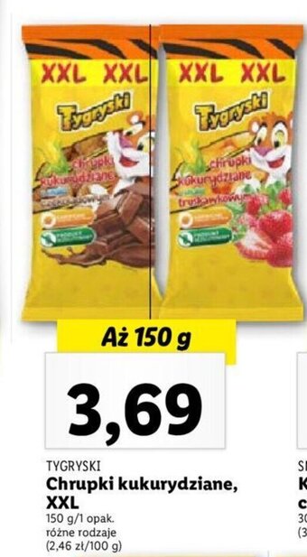 Lidl Chrupki kukurydziane, XXL 150 g oferta