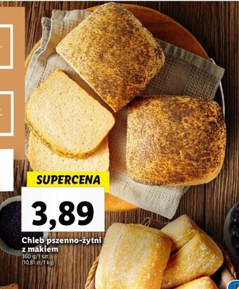 Lidl Chleb pszenno-żytni z makiem 360 g oferta
