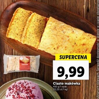 Lidl Ciasto makówka 450 g oferta