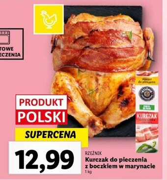 Lidl Kurczak do pieczenia z boczkiem w marynacie 1 kg oferta