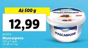 Lidl Mascarpone 500 g oferta