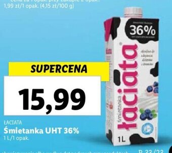 Lidl Śmietanka UHT 36% 1 l oferta