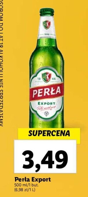 Lidl Perła Export 500 ml oferta