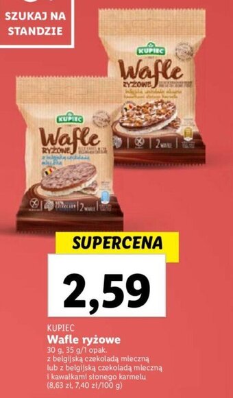 Lidl Wafle ryżowe 30 g oferta