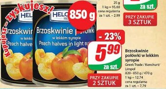 Dino Brzoskwinie połówki w lekkim syropie oferta
