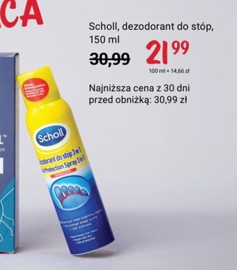 Rossmann Scholl, dezodorant do stóp, 150 ml oferta