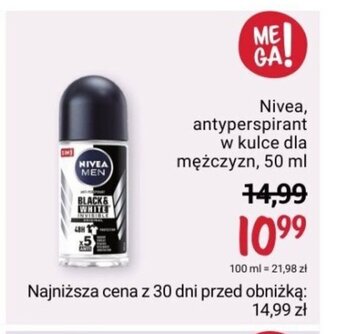 Rossmann Nivea, antyperspirant w kulce dla mężczyzn, 50 ml oferta